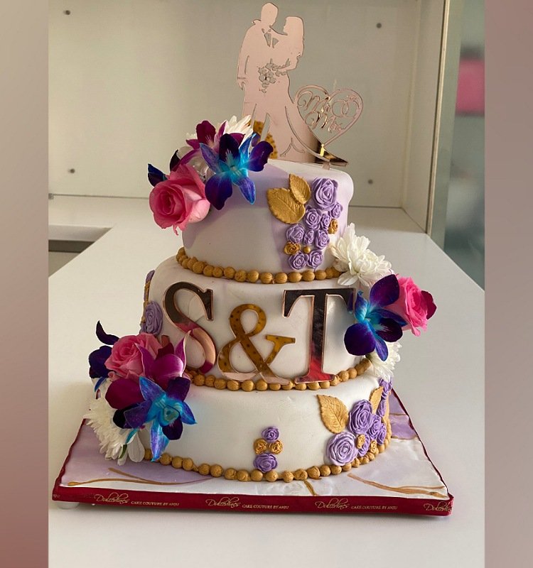 Unique Wedding Cakes Couture Cakes Captured by Elle - Orange Blossom Bride